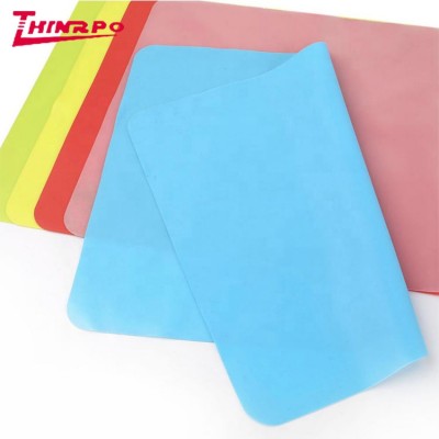 Best Non Tonix Slip Silicone Table Mat colorful blank silicone heat resistant mat